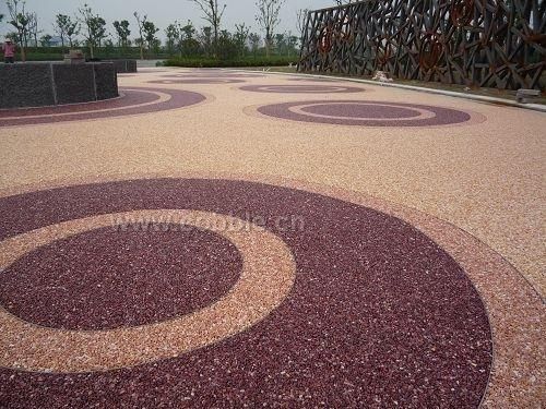 彩色透水混凝土施工